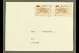 1994 FRAMA LABEL PROOF ON COVER. Cover Bearing Frama Label Otter 0,00mk PROOF Alongside 2.40mk Value (Michel 24.1,... - Altri & Non Classificati