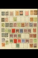 1871-1935 OLD TIME COLLECTION Somewhat Haphazardly Presented On Busy Album Pages. Mixed Mint & Used With Most... - Fidschi-Inseln (...-1970)