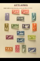 1963-69 SUPERB MINT COLLECTION WITH ADDITIONAL DEFINITIVE VARIETIES A Beautifully Written Up Collection On Pages... - Falklandeilanden