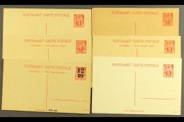 POSTAL STATIONERY POSTCARDS 1923-1940 All Different Unused Group Of Postcards & Complete Reply Cards,... - Estonia