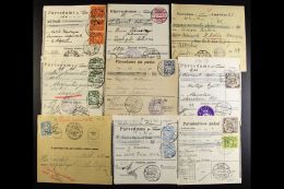 1920's-1930's MONEY ORDERS. An Interesting Collection Of Printed Money Orders Mainly Bearing Various Coat Of Arms... - Estonie