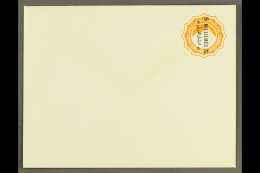 POSTAL STATIONERY 1892 5m On 2pi Orange Envelope With 24-24.5mm VERTICAL SURCHARGE Reading Downwards (rotated... - Andere & Zonder Classificatie