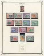 1886-1951 FINE MINT COLLECTION Which Includes 1886 ½d On 6d And 1d On 1s, Then Continues With George VI... - Dominica (...-1978)