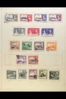 1935-1977 FINE USED COLLECTION On Leaves, ALL DIFFERENT, Inc 1935 Jubilee Set, 1938-51 Most Vals To £1,... - Altri & Non Classificati