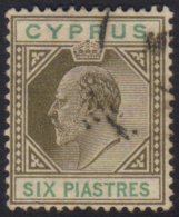 1902-04 6pi Olive And Green, SG 55, Fine Used. For More Images, Please Visit... - Autres & Non Classés