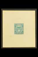 PROOF 1940s 2p Greenish Blue, Revenue Stamp, Master Die Proof By American Bank Note Co. For More Images, Please... - Colombie