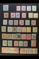 SHANGHAI 1866-93 MINT & UNUSED COLLECTION On A Stock Page. Includes 1866 1ca (faulted & Not Counted)... - Altri & Non Classificati