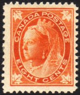 1897-8 8c Orange, SG 148, Fine, Never Hinged Mint. For More Images, Please Visit... - Andere & Zonder Classificatie