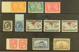 1897-1908 QV & KEVII MINT SELECTION On A Stock Card. Includes 1897 1c, 2c & 3c Jubilee (1c & 2c... - Autres & Non Classés
