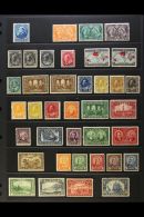 1893-1936 MINT BALANCE SELECTION On A Pair Of Stock Pages. Includes QV To 50c, KGV To 50c & Includes Some Coil... - Other & Unclassified