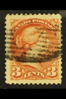 1870 3c Indian Red Perf 12½, SG 79a, Fine Used, Slightly Short Perf At Right. Nice Example Of This... - Sonstige & Ohne Zuordnung