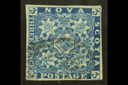 1851 3d Bright Blue, SG 3, Very Fine Used With 4 Margins And Pretty Barred Oval Cancellation Over One Corner,... - Sonstige & Ohne Zuordnung