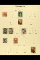 1865-1947 Small Old Time Collection On Pages, Incl. A Range Of 19th Century With 1896-98 Re-issue 3c Chocolate... - Altri & Non Classificati