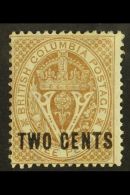 1868-71 2c Brown Perf 14, SG 28, Mint Part OG With Lovely Fresh Appearance & Full Perfs. For More Images,... - Other & Unclassified