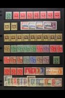 1913-52 MINT COLLECTION Presented On A Stock Page. KGV Values To 1s Inc 1935 Jubilee Set & Definitive Inverted... - Iles Vièrges Britanniques