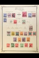 1885-1921 MINT AND USED COLLECTION A Clean Collection On Album Pages Which Includes Turkish Currency 1885 12pi On... - Britisch-Levant