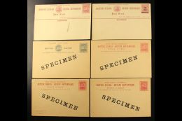 POSTAL STATIONERY WITH "SPECIMEN" OVERPRINTS 1879-1905 All Different Unused Collection With 1879 3c Card With... - Guyane Britannique (...-1966)