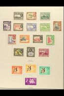 1937-66 FINE MINT COLLECTION On Album Pages. A Strong Collection Of The Period With KGVI Omnibus Issues Complete,... - Guyane Britannique (...-1966)