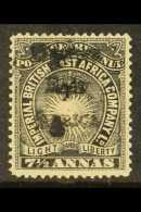 1895 7½a Black With HANDSTAMP DOUBLE Variety, SG 41a, Mint, Ell- Centered With Full Perfs And Great... - Britisch-Ostafrika