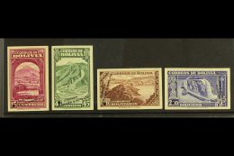 1943 IMPERF COLOUR TRIAL PROOFS. Mining Industry Four Different IMPERF PLATE PROOFS Printed In Unissued Colours,... - Bolivie