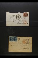 1855-1860s KING LEOPOLD I - RAILWAY COVERS. An Interesting Collection Of Covers Showing Various Railway & TPO... - Autres & Non Classés