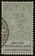 1888 10s Green And Black, SG 19, Very Fine And Fresh Used, Full Colours. For More Images, Please Visit... - Other & Unclassified