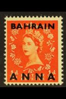 1952-54 ½a On ½d Orange-red With Fraction "½" Omitted, SG 80a, Never Hinged Mint. For More... - Bahrein (...-1965)