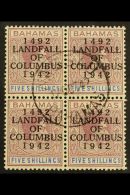 1942 5s Reddish Lilac & Blue "Landfall Of Columbus" Overprint Thin Striated Paper, SG 174, Superb Cds Used... - Altri & Non Classificati