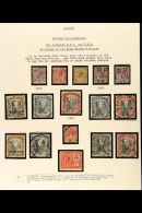 1915-24 CUSTOMS OFFICER PERSONAL CANCELS. Interesting Group Of Circular Dated Initialled Cancels From The Nassau... - Sonstige & Ohne Zuordnung