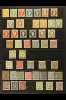 PO's IN LEVANT 19TH CENTURY COLLECTION On A Stock Page. Includes 1867-83 Fine & Coarse Printing Sets,... - Autres & Non Classés