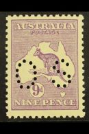 OFFICIAL 1929-30 9d Violet Punctured "OS", SG O115, Never Hinged Mint. For More Images, Please Visit... - Other & Unclassified