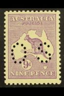 OFFICIAL 1929-30 9d Violet Punctured "OS", SG O115, Never Hinged Mint. For More Images, Please Visit... - Andere & Zonder Classificatie