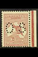 OFFICIAL 1923-24 2s Maroon Kangaroo, SG O77, Fine Mint Marginal Example, Very Fresh. For More Images, Please Visit... - Autres & Non Classés