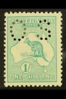OFFICIAL 1914 1s Emerald Punctured "OS", SG O25, Very Fine Mint. For More Images, Please Visit... - Altri & Non Classificati