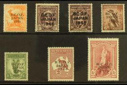 1946-48 (BCOF) British Commonwealth Occupation Force Set, SG J1/7a, Nhm (7 Stamps) For More Images, Please Visit... - Altri & Non Classificati