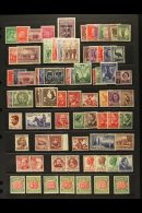1937-56 MINT KGVI COLLECTION On A Stock Page. Includes 1937-49 Defin Values To 1s4d Plus 10s With SPECIMEN Opt,... - Altri & Non Classificati