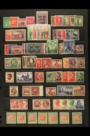 1937-56 MINT KGVI COLLECTION On A Stock Page. Includes 1937-49 Defin Values To 1s4d Plus 10s With SPECIMEN Opt,... - Autres & Non Classés