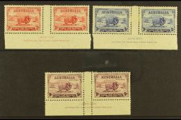 1934 Macarthur Complete Basic Set, SG 150/52, Very Fine Mint ASH IMPRINT PAIRS, Fresh & Attractive. (3 Pairs =... - Other & Unclassified