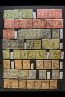 1913-2000's INTERESTING ACCUMULATION. Some Mint But Mostly Used Stamps In An Album, Stockbook & On Stock... - Altri & Non Classificati