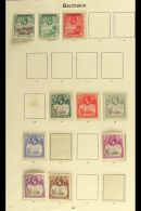 1922-35 KGV MINT COLLECTION On Old Imperial Printed Leaves, Incl. 1922 ½d, 1d & 1½d, 1924-33... - Ascension (Ile De L')