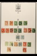 1863-1951 MINT AND USED COLLECTION On Album Pages, Includes 1863-67 1d Rosy Mauve Unused, 1d Vermilion Used, And... - Autres & Non Classés