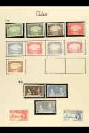1937-1963 VERY FINE MINT COLLECTION On Leaves, ALL DIFFERENT, Inc 1937 Dhow Set To 1r, 1949 Wedding Set, Qu'aiti... - Aden (1854-1963)