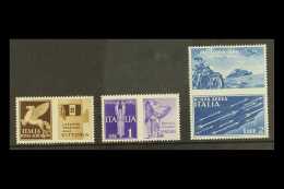 WWII - WAR PROPAGANDA STAMPS ITALY - 1942 Air Post Set, Sassone S.1601, Vert Fine Never Hinged Mint. Beautiful,... - Non Classés