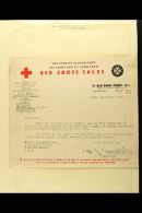 WORLD WAR TWO CORRESPONDENCE With Much On The Red Cross Theme, An Assembly Of 1941-44 Printed Documents... - Non Classés