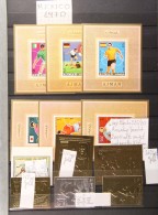 SOCCER - 1970 WORLD CUP Range Of Imperforate, Never Hinged Mint Stamps & Miniature Sheets, Also Incl. Epreuves... - Non Classificati