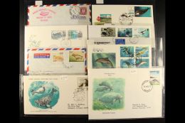 SEA CREATURES 1960's To 1990's All Different World Collection Of Covers And Cards Featuring A Good Range Of Seals,... - Zonder Classificatie