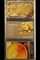 GOLD TELEPHONE CARDS All Different Modern Collection, Mostly Japan, Subjects Include Ingots, Coins, Nuggets, Etc.... - Non Classificati