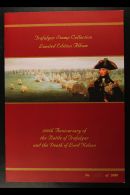 BATTLE OF TRAFALGAR GIBRALTAR 2005 Special Folder Containing Bicentenary 1st Issue Set, Set Of Sheetlets &... - Zonder Classificatie