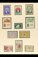 1959-60 WORLD REFUGEE YEAR A Lovely All Different Never Hinged Mint Thematic Collection Of Complete Omnibus Sets... - Unclassified