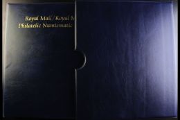 ALBUMS WITH SLIPCASES An Attractive Set Of Six Navy Blue Royal Mail/Royal Mint Philatelic Numismatic Cover Albums... - Sonstige & Ohne Zuordnung